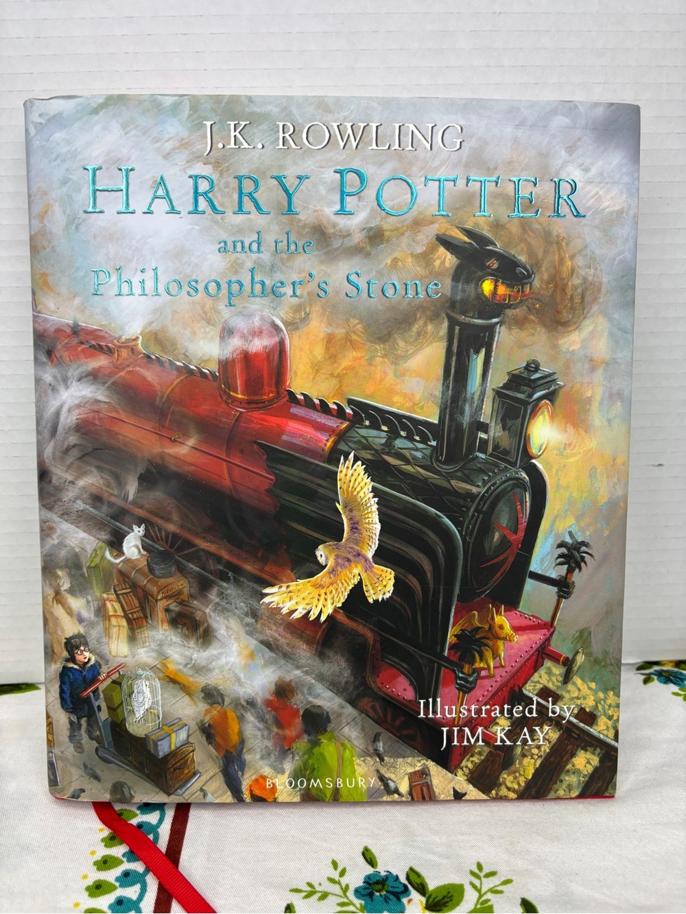 Harry Potter and the Philosopher's Stone: Illustrated Edition Hardcover Book